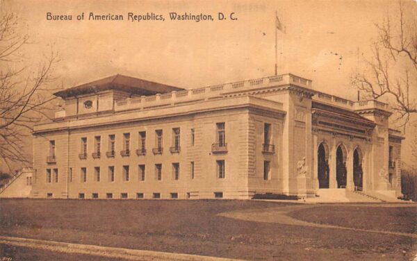 Washington DC Bureau of American Republics Vintage Postcard AA95502