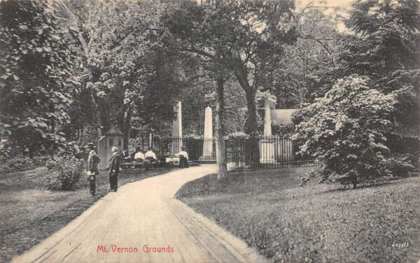 Mount Vernon Virginia Grounds Vintage Postcard AA95522