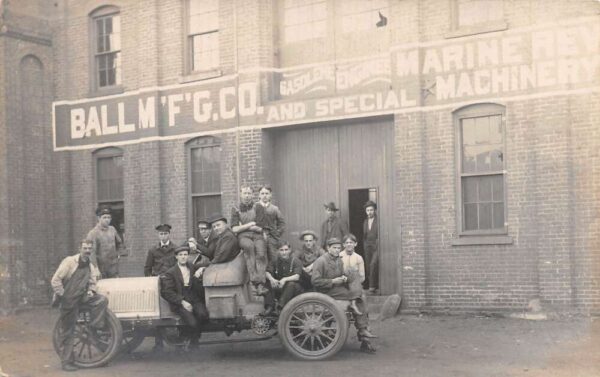 Stamford Connecticut Ball Mfg Co Gasoline Macinery Co Real Photo PC AA95944