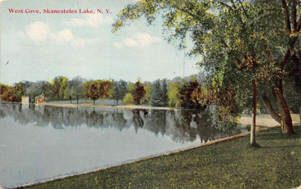 Skaneateles Lake New York West Cove Scenic View Vintage Postcard AA95964