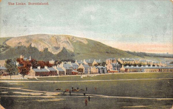 Burntisland Scotland The Links Scenic View Vintage Postcard AA96131