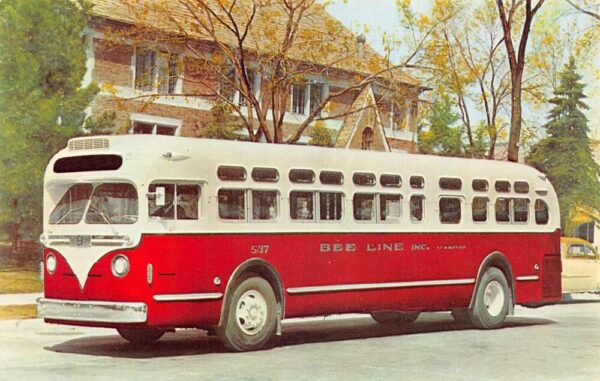 Rockville Centre Long Isand New York Bee Line Inc GMC Diesel Bus PC AA96250