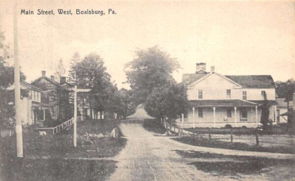 Boalsburg Pennsylvania Main Street Vintage Postcard AA96275