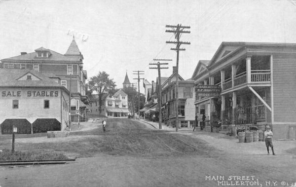 Millerton New York Main Street Vintage Postcard AA96313