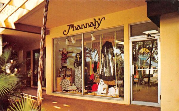 Naples Florida Johannah's Womans Clothing Store Vintage Postcard AA96343