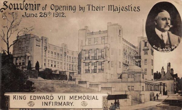 England King Edward VII Memorial Infirmary 1912 Opening Real Photo PC AA96370