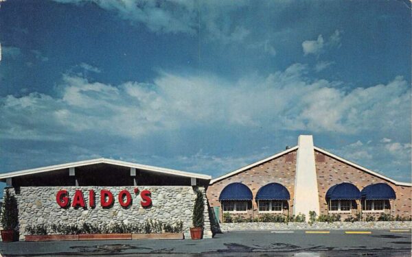 Houston Texas Gaido's Restaurant Vintage Postcard AA96387