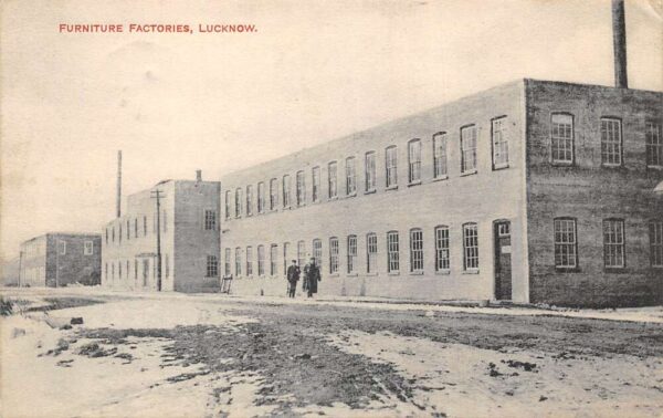 Lucknow Ontario Canada Furniture Factory Vintage Postcard AA96391