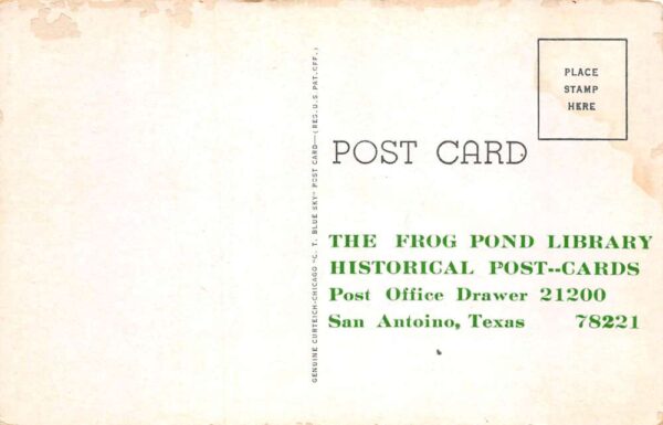 Fredericksburg Texas St Mary's Catholic Church Vintage Postcard AA96405 - Image 2