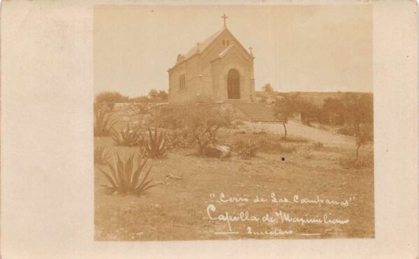 Queretaro Mexico Emperor Maximilian Chapel Real Photo Vintage Postcard AA96420