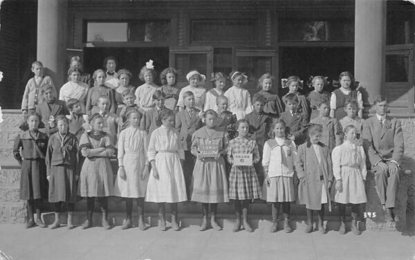 Longfellow School Children Grade 6 Real Photo Vintage Postcard AA96526