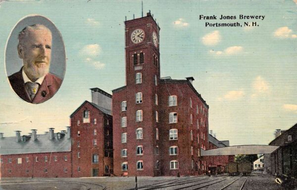 Portsmouth New Hampshire Frank Jones Brewery Vintage Postcard AA96616