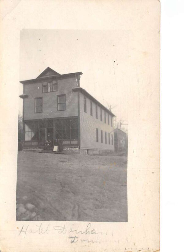 Denham Minnesota Store Exterior Real Photo Vintage Postcard AA92839