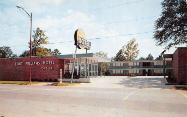 Sylacauga Alabama Fort Williams Motel Vintage Postcard AA92866