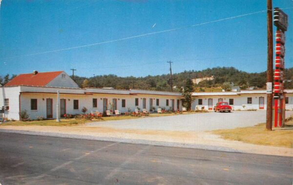 North Fort Payne Alabama Blacks Motel Vintage Postcard AA92870