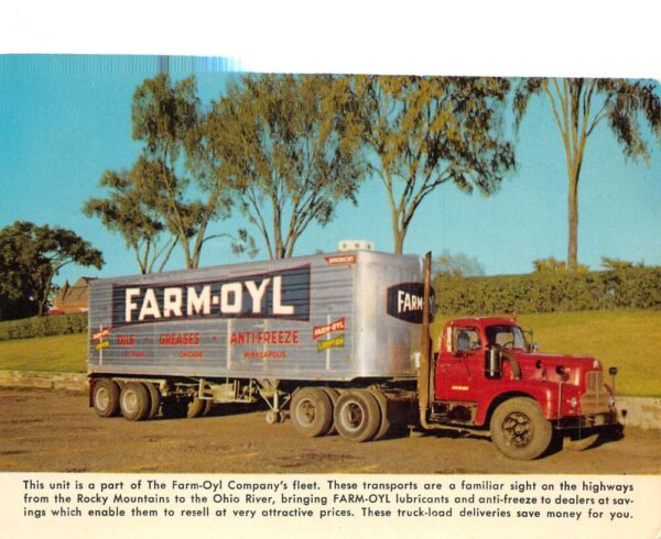 Hinckley Minnesota Farm Oyl Co Truck Vintage Postcard AA92875