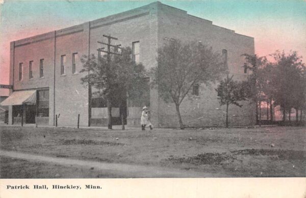 Hinckley Minnesota Patrick Hall Vintage Postcard AA92896