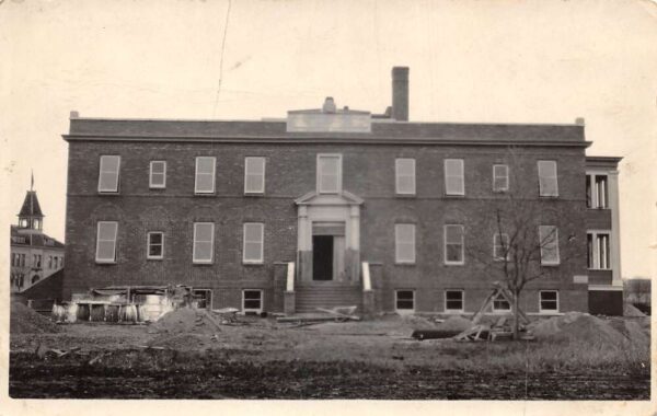 Hollock Minnesota New Hospital Construction Real Photo Postcard AA92904