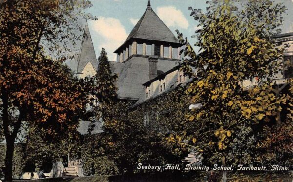 Faribault Minnesota Divinity School Seabury Hall Vintage Postcard AA92910