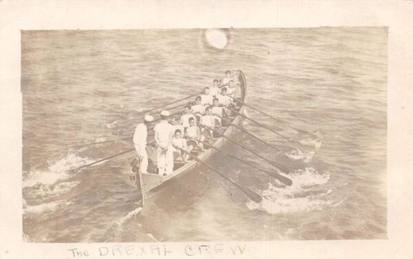 Philadelphia Pennsylvania Drexel University Rowing Team Real Photo PC AA92917