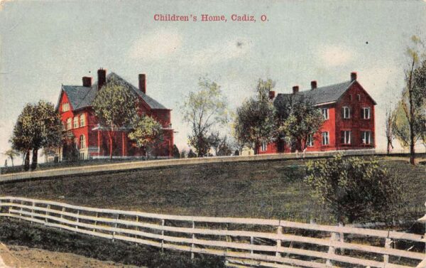 Cadiz Ohio Children's Home Vintage Postcard AA92924