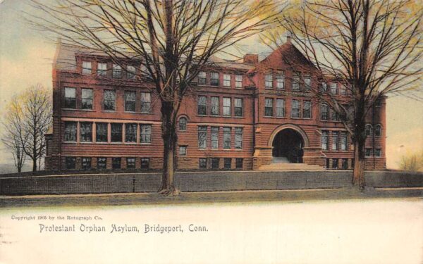 Bridgeport Connecticut Protestant Orphan Asylum Vintage Postcard AA92931