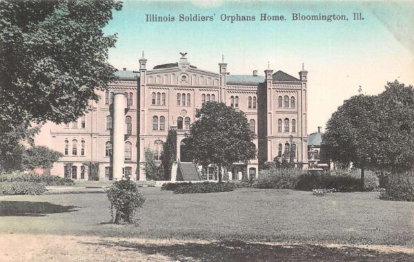 Bloomington Illinois Soldiers Orphans Home Vintage Postcard AA92932