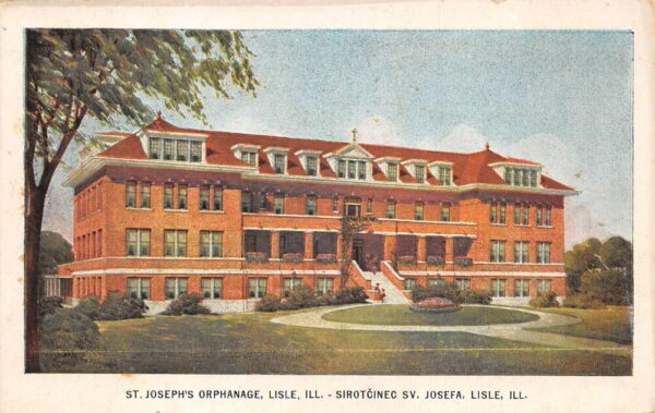 Lisle Illinois St Josephs Orphanage Vintage Postcard AA92949