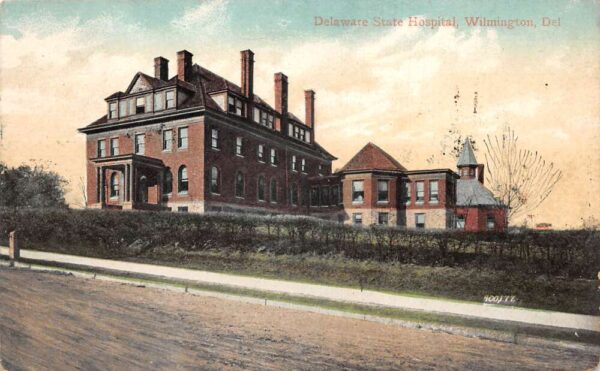 Wilmington Delaware State Hospital Vintage Postcard AA93155