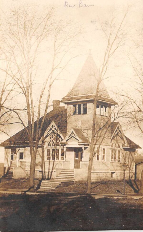 Dodge Center Minnesota Church Real Photo Vintage Postcard AA93175