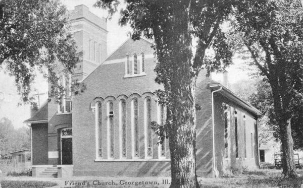 Georgetown Illinois Friends Church Vintage Postcard AA93238