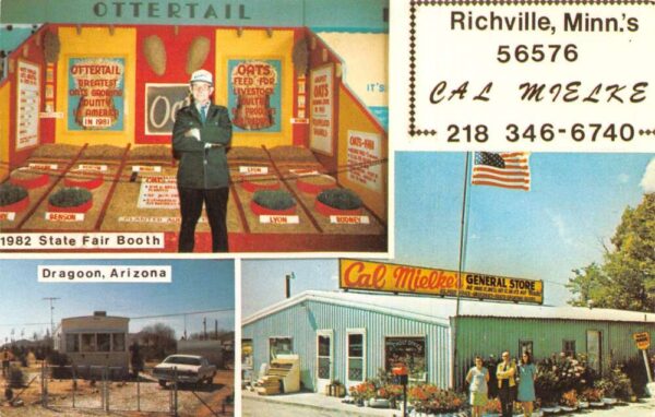 Richville Minnesota Cal Mielke's General Store State Fair Booth PC AA93268