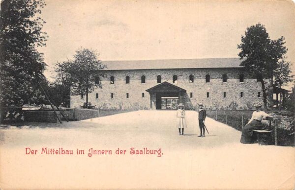 Bad Homburg Germany Saalburg Roman Fort Hall Exterior Vintage Postcard AA94084