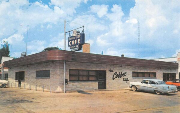 Lawrenceburg Tennessee The Coffee Cup Restaurant Vintage Postcard AA94198