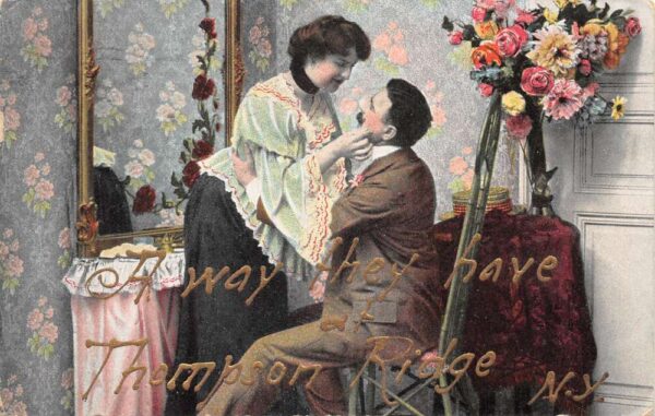 Thompson Ridge New York Romance Greetings Vintage Postcard AA94203