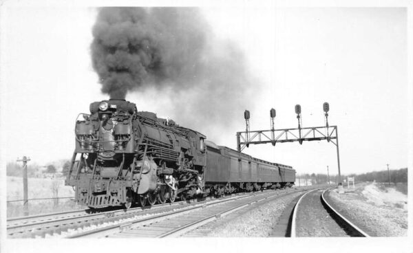 Viginia Richmond Fredericksburgs Potomac Railroad Train Real Photo PC AA94219