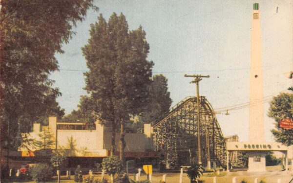 Allentown Pennsylvania Dorney Park Roller Coaster Vintage Postcard AA94347