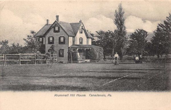 Canadensis Pennsylvania Krummell Hill House Vintage Postcard AA94351