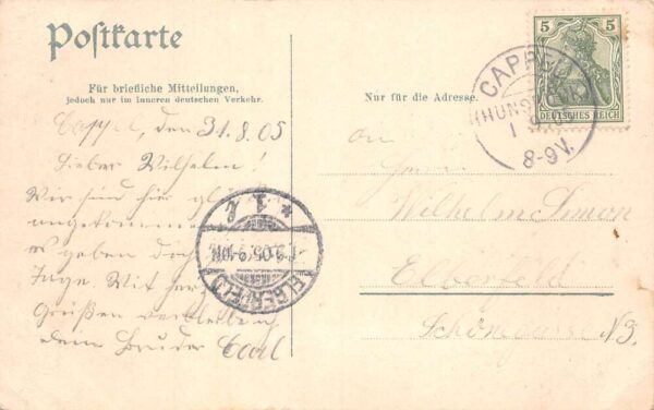 Germany Kaiser Manover Gruss aus Military Greetings Vintage Postcard AA94389 - Image 2