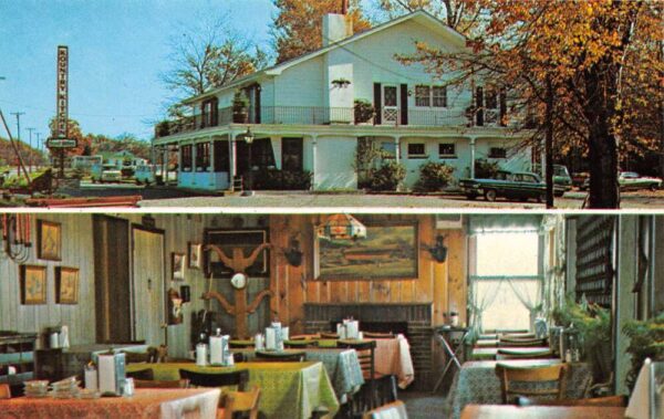 Elmer New Jersey Kountry Kitchen Restaurant Dining Room Vintage Postcard AA94402