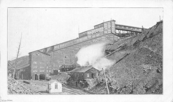 Pottsville Pennsylvania Coal Mine Vintage Postcard AA95003