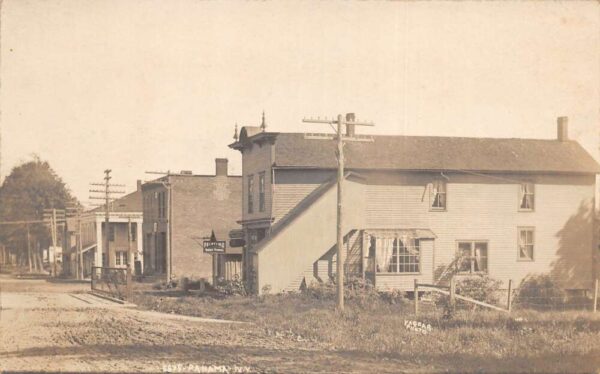 Panama New York Street Scene Printing Studio Real Photo Postcard AA95220