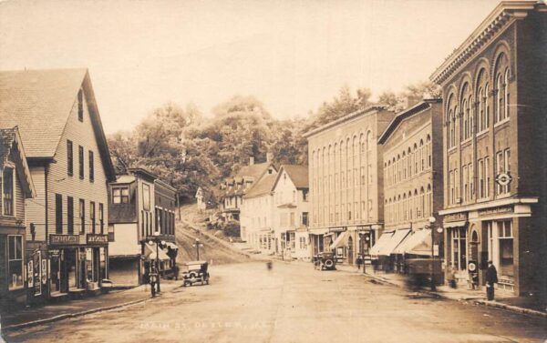 Dexter Maine Main Street Real Photo Vintage Postcard AA95285