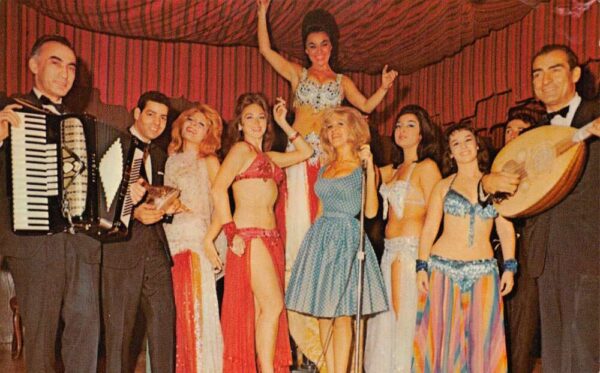 Washington DC Syriana Night Club and Restaurant Dancers Vintage Postcard AA96706