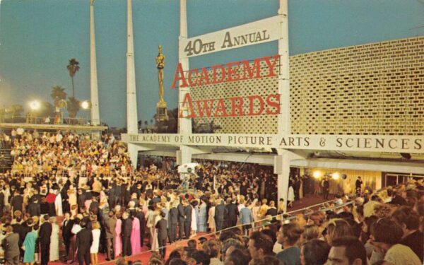 Santa Monica California 1968 40th Academy Awards Oscars Red Carpet PC AA96790