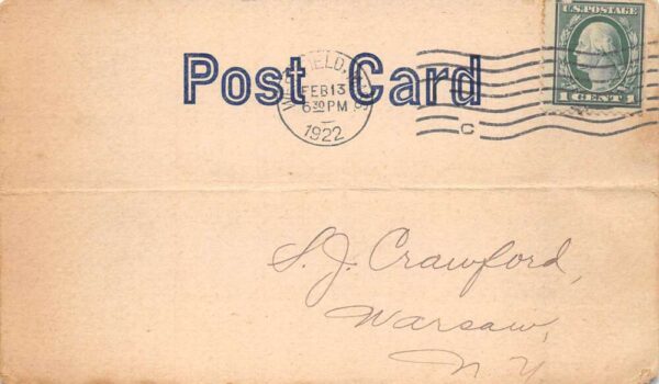 Westfield Massachusetts Horse Whip Makers Co Receipt 1922 Vintage PC AA96792 - Image 2