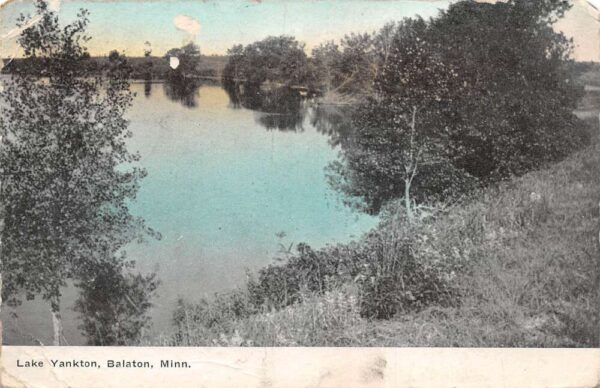 Balaton Wisconsin Lake Yankton Scenic View Vintage Postcard AA96887