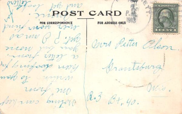 Barronett Wisconsin Dutch Girl Greetings Vintage Postcard AA96893 - Image 2