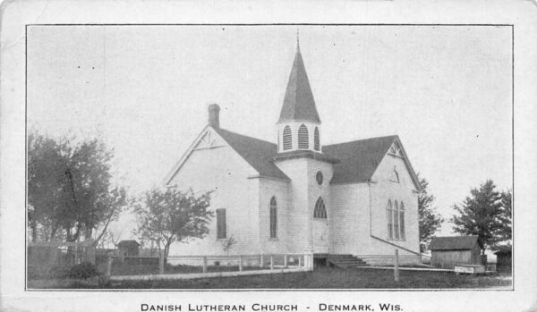 Denmark Wisconsin Danish Lutheran Church Vintage Postcard AA96915