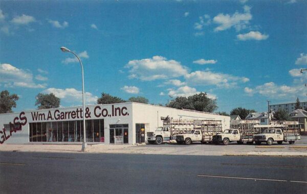 Wayne Michigan Garrett Glass Co Vintage Postcard AA96978